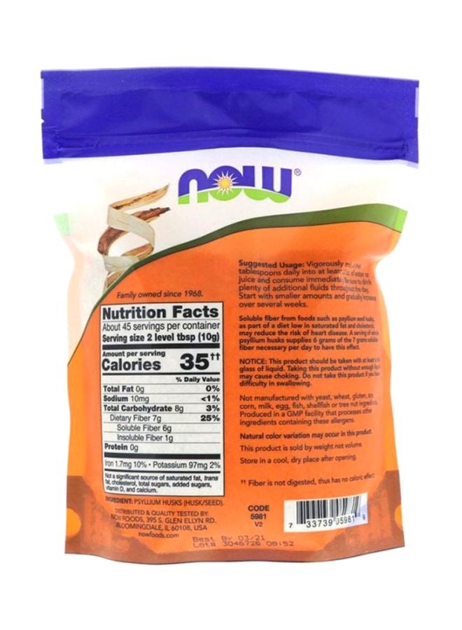 Now Foods Whole Psyllium Husks 454 g - Image 2