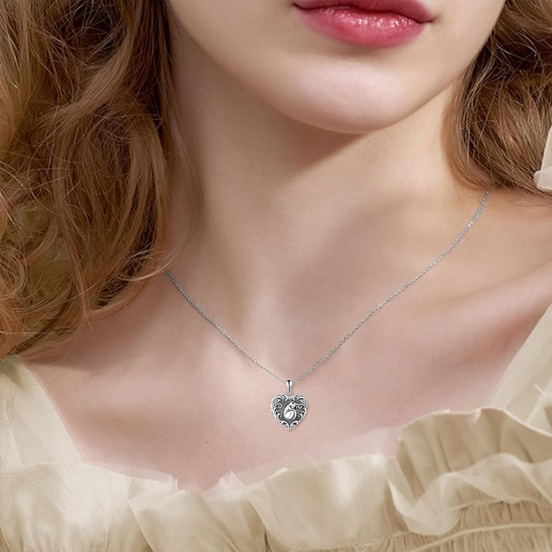 ONEFINITY Store Tree of Life Locket Necklace Sterling Silver Locket Necklace That Holds Pictures Tree of Life Locket Pendant for Women Wife Girlfriend - Image 2