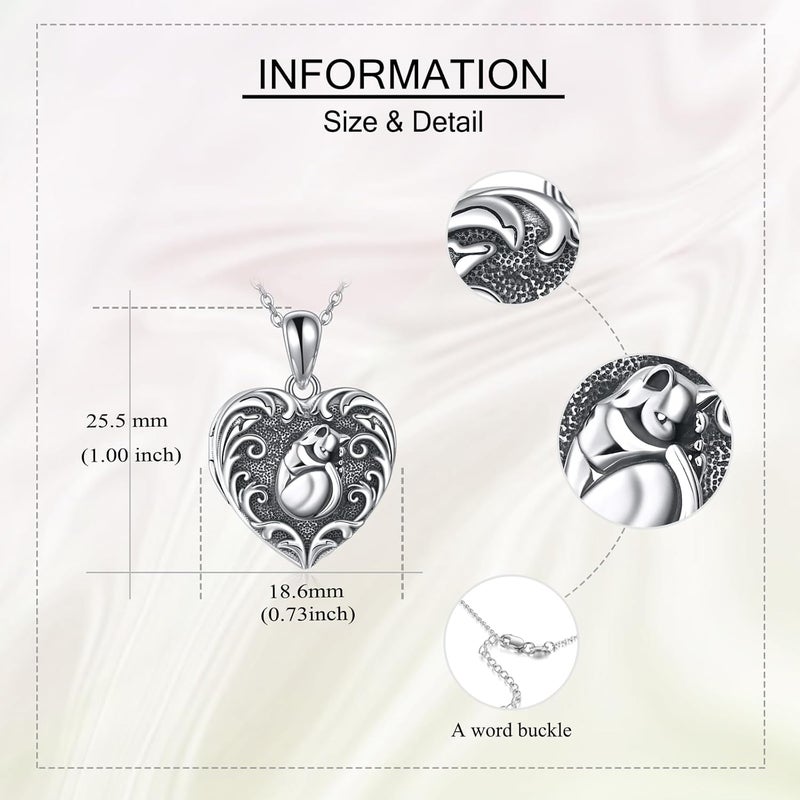 ONEFINITY Store Tree of Life Locket Necklace Sterling Silver Locket Necklace That Holds Pictures Tree of Life Locket Pendant for Women Wife Girlfriend - Image 5