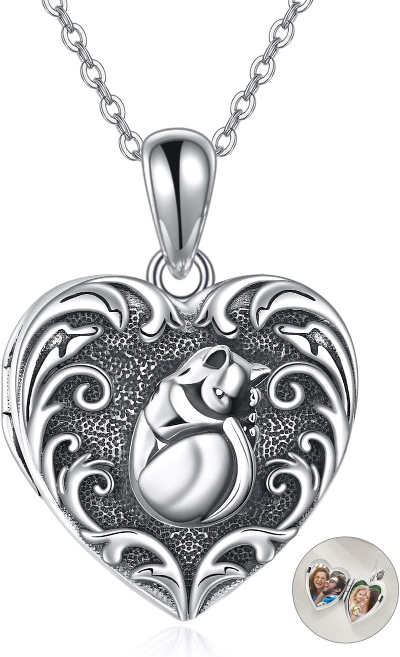 ONEFINITY Store Tree of Life Locket Necklace Sterling Silver Locket Necklace That Holds Pictures Tree of Life Locket Pendant for Women Wife Girlfriend - Image 1