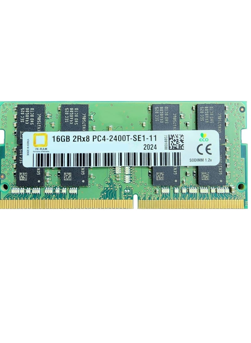 "High-Speed DDR4 Laptop 16GB RAM 2400MHz SO-DIMM 16GB RAM 1.2V 260 Pin 16GB DDR4 2400MHz, Made in Korea  - Image 1