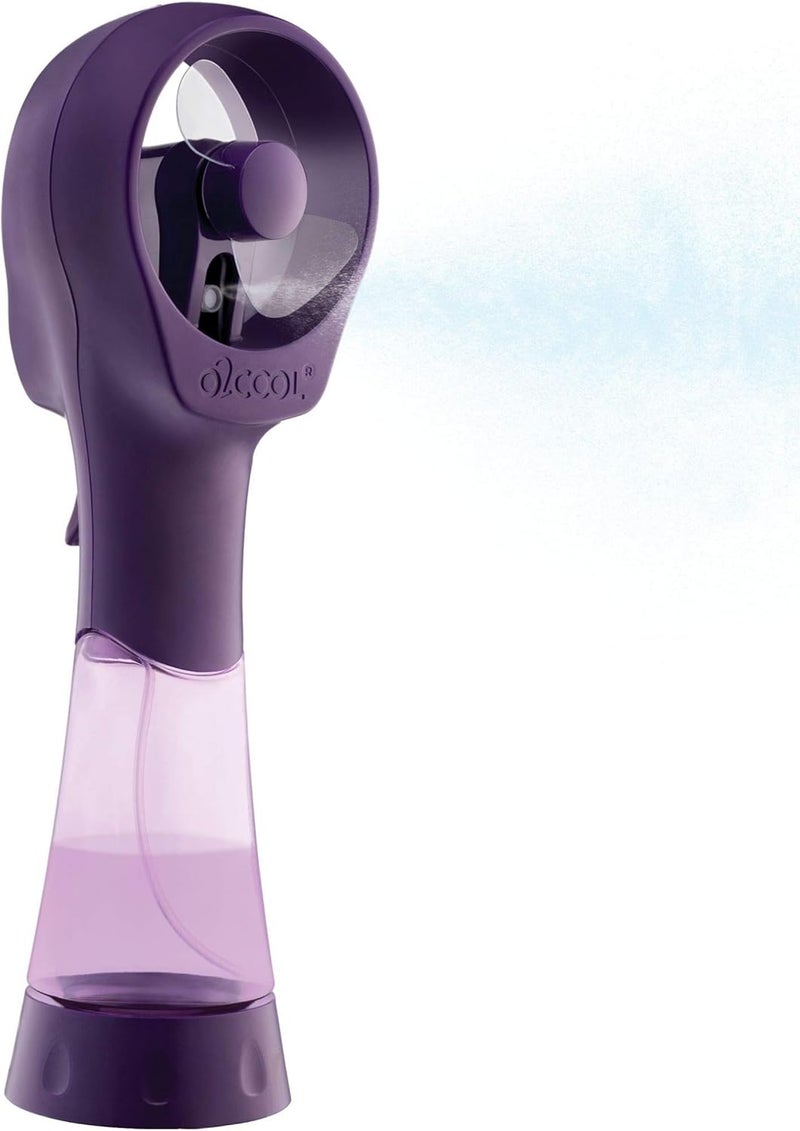 O2COOL FML0001 Elite Misting Fan, Purple - Image 1