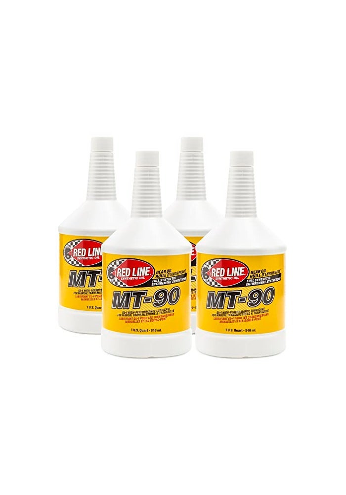Redline Oil زيت نقل الحركة MT-90 75W-90 GL-4 من ريد لاين - 1 كوارت - Image 1