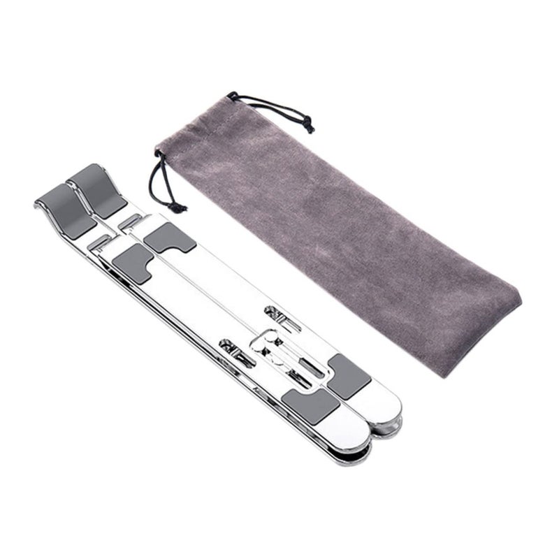Universal Stand Aluminum Alloy Laptop Holder Portable Sturdy Ergonomic Wall Mount - Image 2