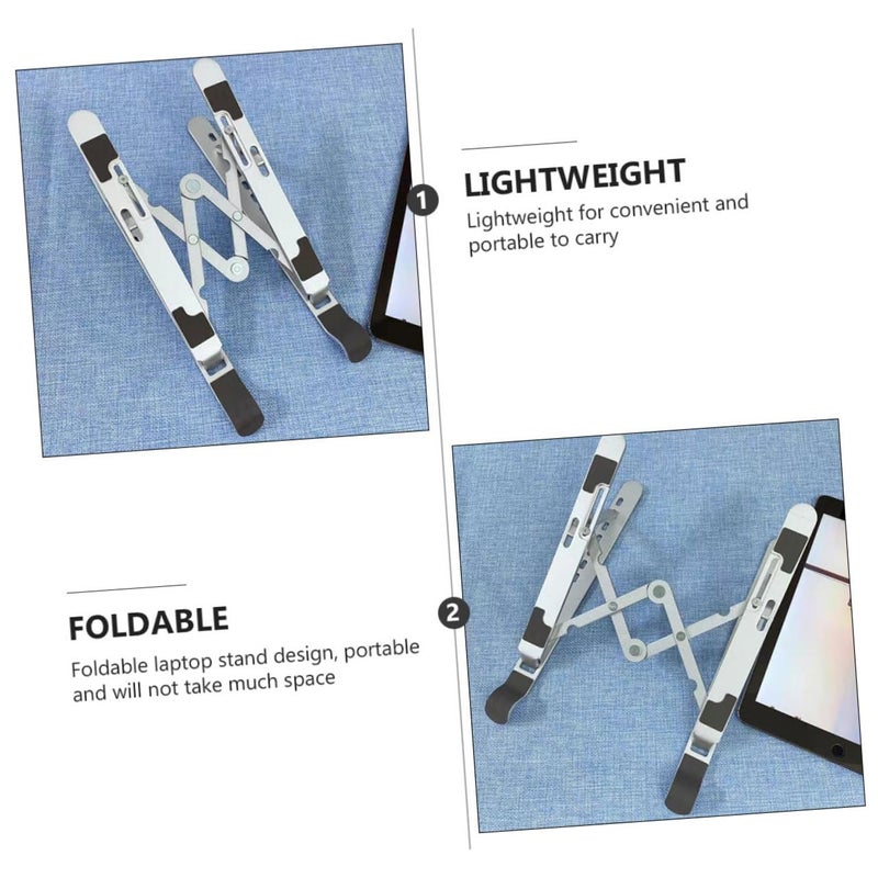 Universal Stand Aluminum Alloy Laptop Holder Portable Sturdy Ergonomic Wall Mount - Image 3