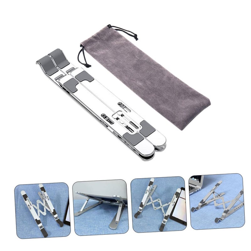 Universal Stand Aluminum Alloy Laptop Holder Portable Sturdy Ergonomic Wall Mount - Image 4