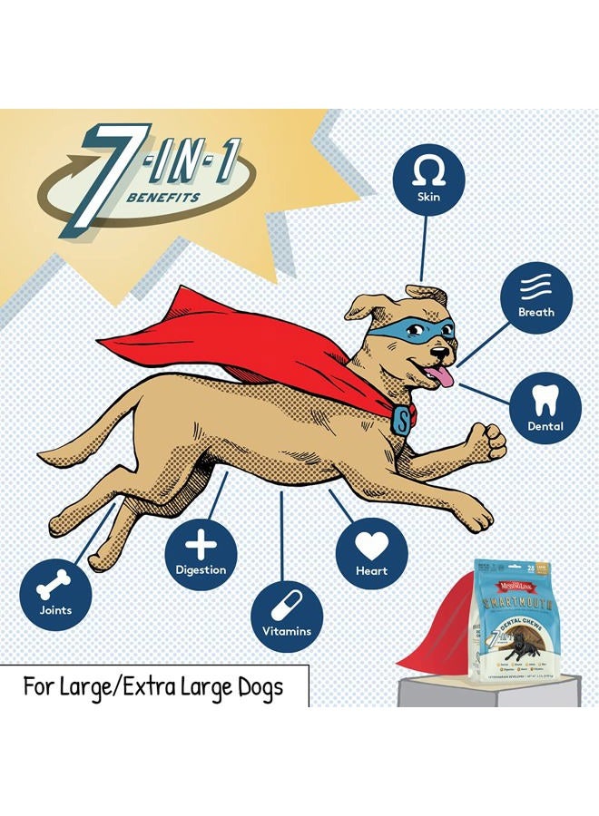 The Missing Link Smartmouth Vet Developed Chewable Dental Treats, 7 in 1 Benefits: Healthy Teeth & Gums, Breathing, Skin, Joints, Digestion, Heart, Immune System - Image 3