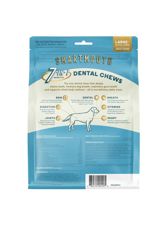 The Missing Link Smartmouth Vet Developed Chewable Dental Treats, 7 in 1 Benefits: Healthy Teeth & Gums, Breathing, Skin, Joints, Digestion, Heart, Immune System - Image 4