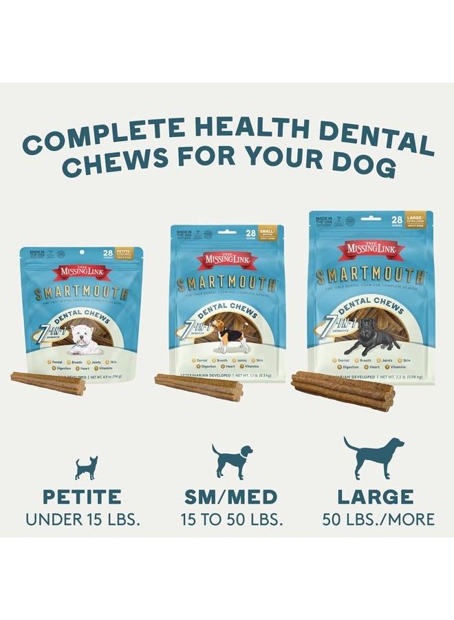The Missing Link Smartmouth Vet Developed Chewable Dental Treats, 7 in 1 Benefits: Healthy Teeth & Gums, Breathing, Skin, Joints, Digestion, Heart, Immune System - Image 5