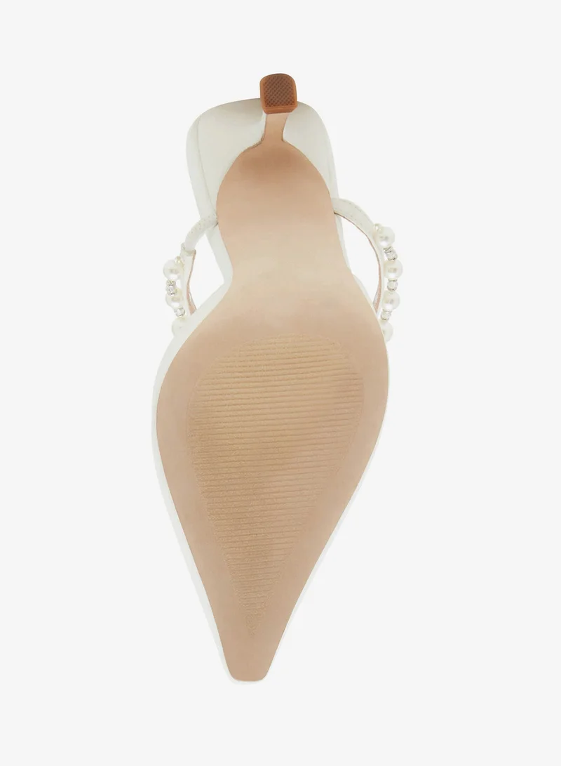 STEVE MADDEN  Brecki-P Embellished Heeled Mules for Women | Best Price UAE
