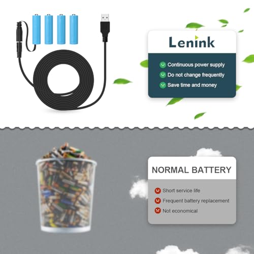 Lenink Power Supply Cable for AA Battery, Replace AA Battery - Image 5
