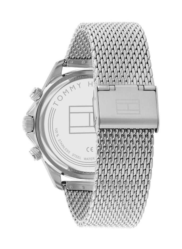 TOMMY HILFIGER Tommy Hilfiger Men's Blue Dial Stainless Steel Watch - 1792018 - Image 3
