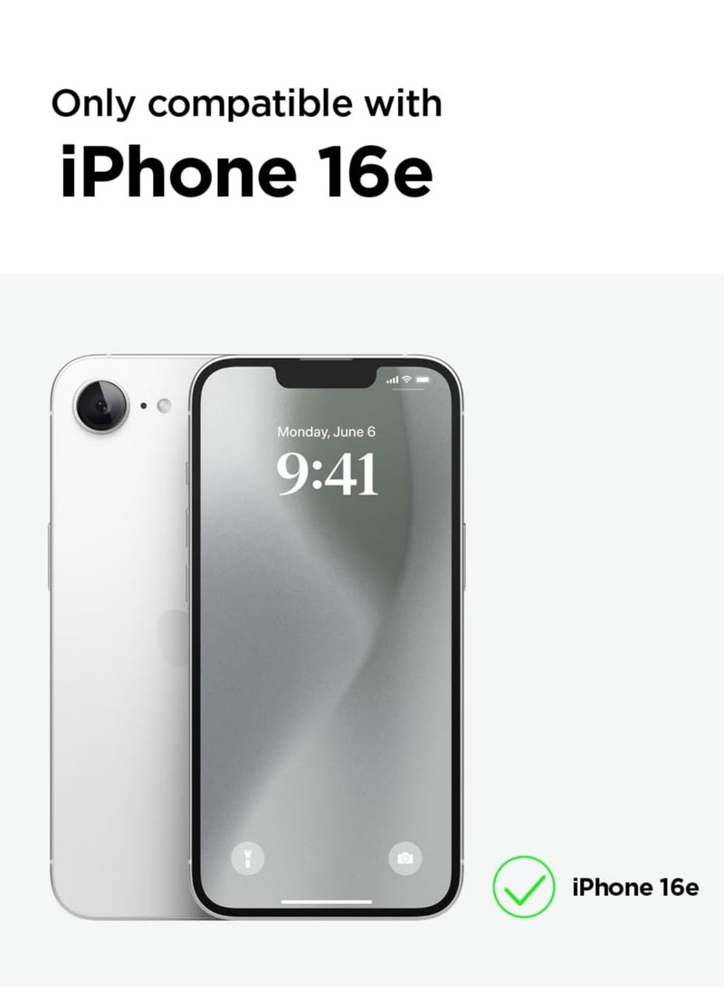 BORTONY iPhone 16e Case Cover Premium Silicone with Soft Microfiber Lining Anti-Scratch Shockproof Protective Phone Cover for iPhone 16e 6.1-inch - Image 2