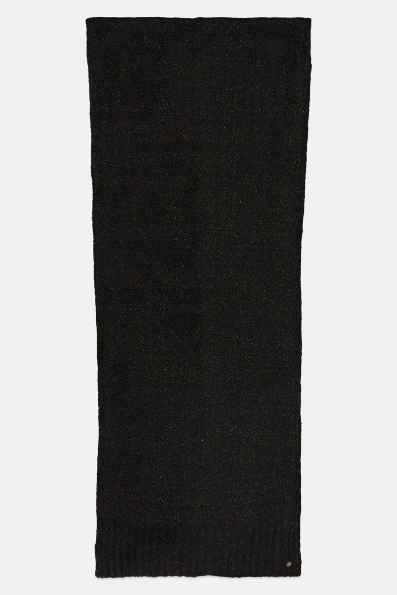 ESPRIT وشاح نسائي من مزيج موهير، أسود - Image 2