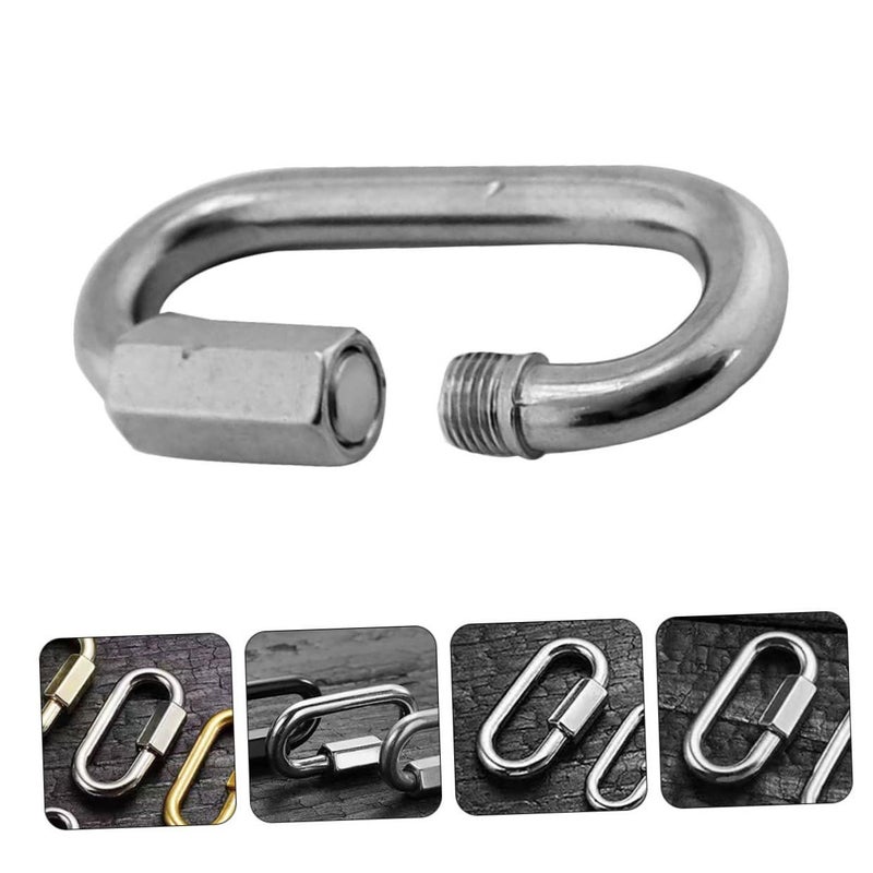 5 Pieces Stainless Steel Chain Connectors Threaded Link Connectors For Heavy Duty Chain Connections - Image 5