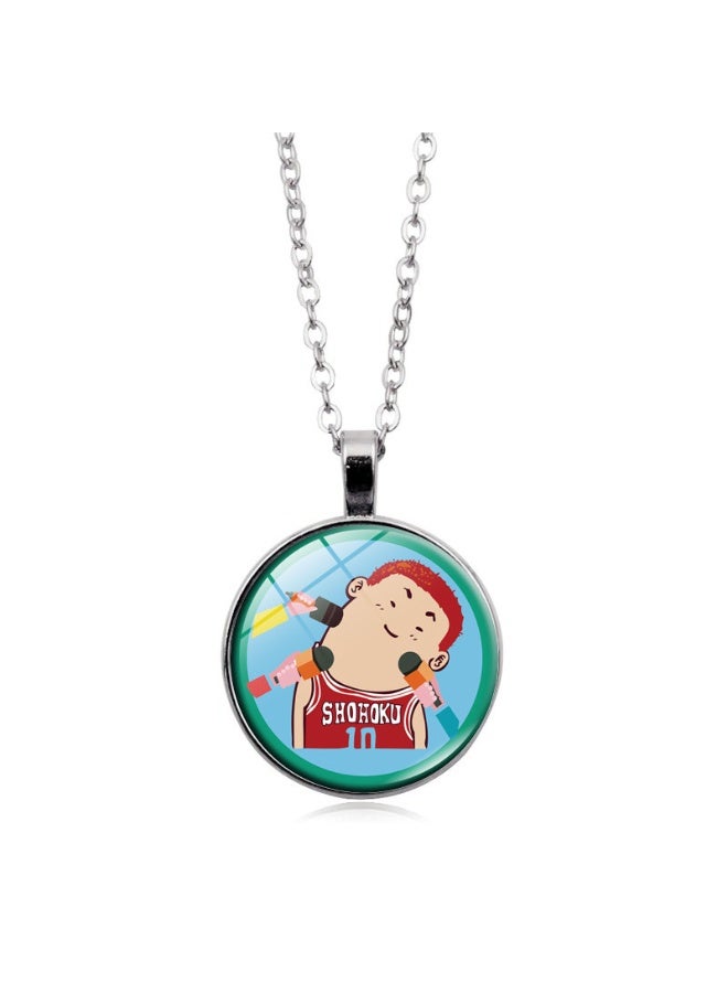 KUYING New Slam Dunk Pendant Sweater Chain Jewelry 