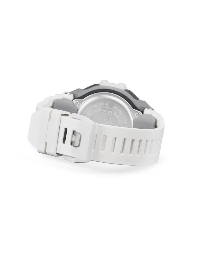 G-Shock  GBD-300-7ADR G-Squad Digital Black Dial White Resin Band Men's Watch - Image 4