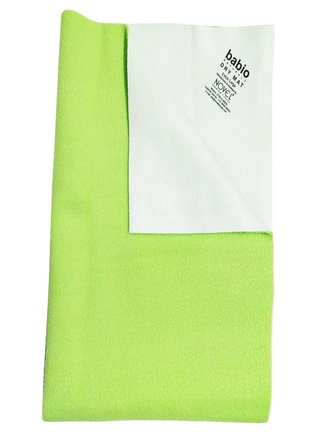 NOVEL Microfiber Baby Bed Protecting Mat (Green, Extra Large) - Image 1