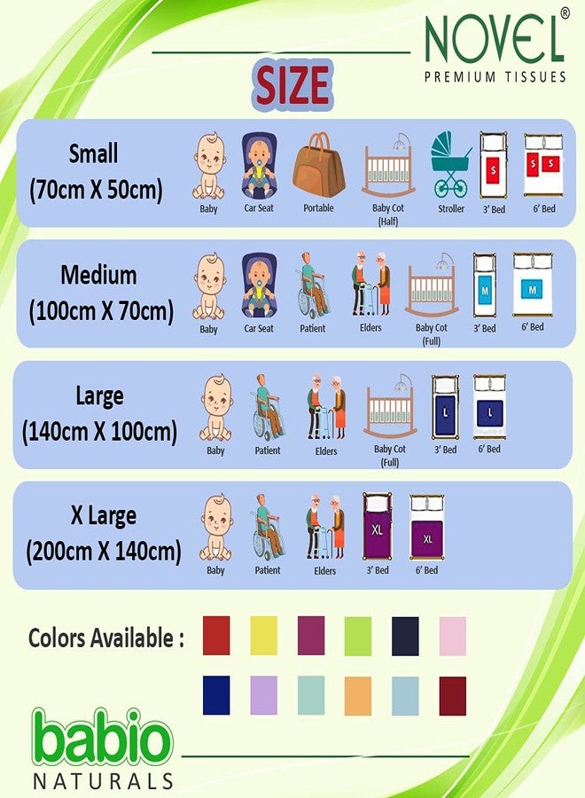 NOVEL Microfiber Baby Bed Protecting Mat (Green, Extra Large) - Image 5