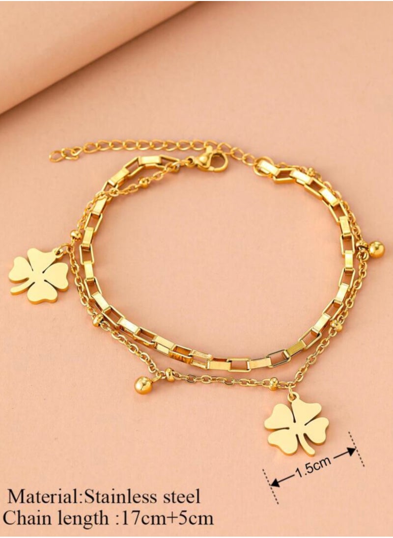 Blueline - Elegant 18k Gold Plated Bracelet For Women - Image 1