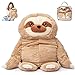 ODOXIA Big Weighted Animals for Anxiety 5lb Sloth Stuffed Weighted Plush for Kids Adults Weighted Stuffed Animals Weighted Plushies Weighted Plushie - Image 3