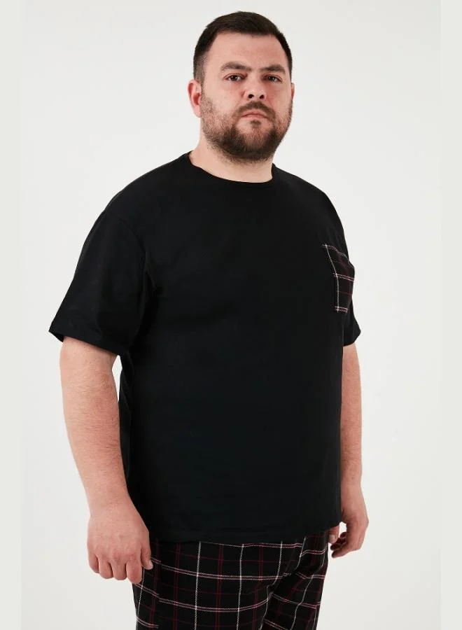 Buratti  Buratti Cotton Regular Fit Plus Size Pajama Set Men's Pajama Set 6572002B for Men | Best Price UAE