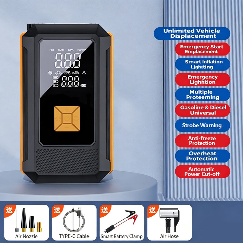 Suitu ST-252 2-in-1 Car Jump Starter and Air Compressor - Image 3