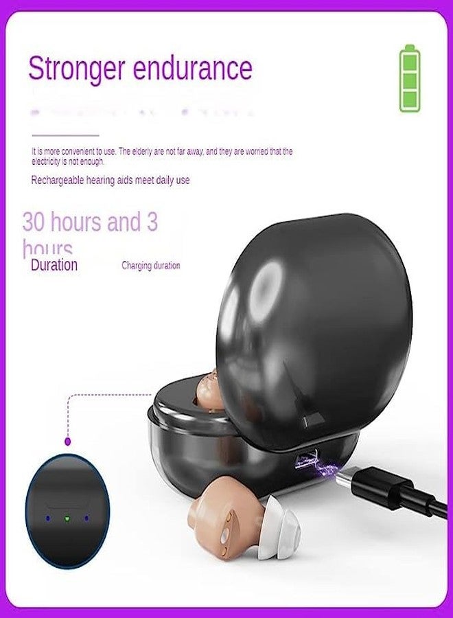 HP SOUND PLUS Invisible fashion design CIC Hearing Aids digital hearing aids .(BEIGE) - Image 2