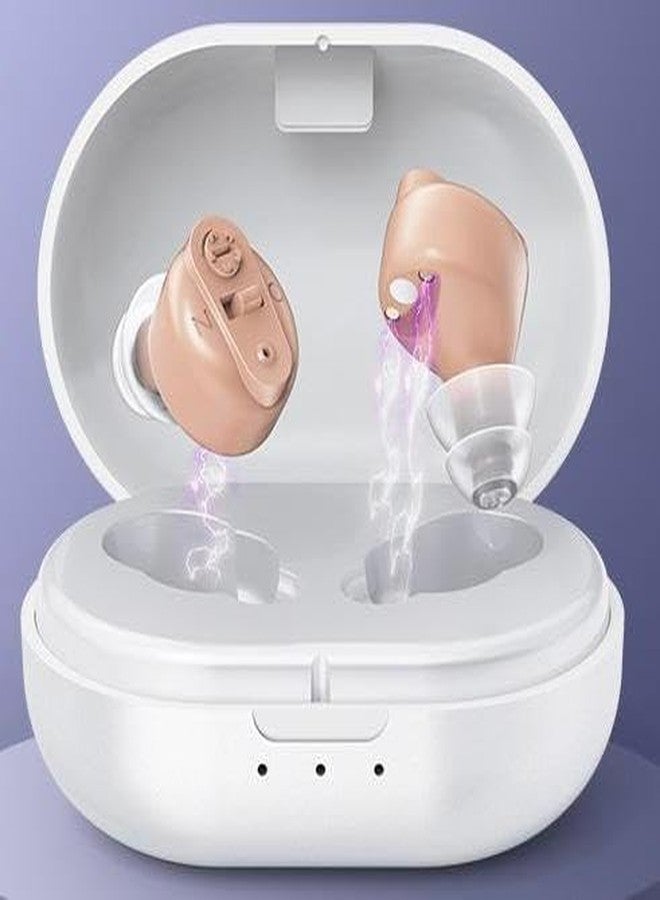 HP SOUND PLUS Invisible fashion design CIC Hearing Aids digital hearing aids .(BEIGE) - Image 4