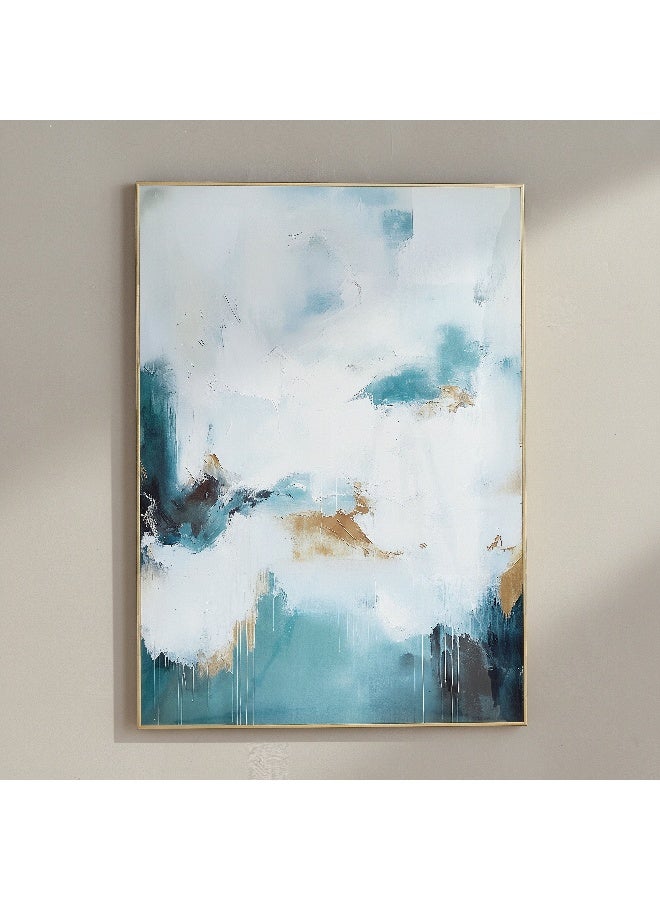 Home Box Glossy Framed Picture - Water Marks Art - Image 1
