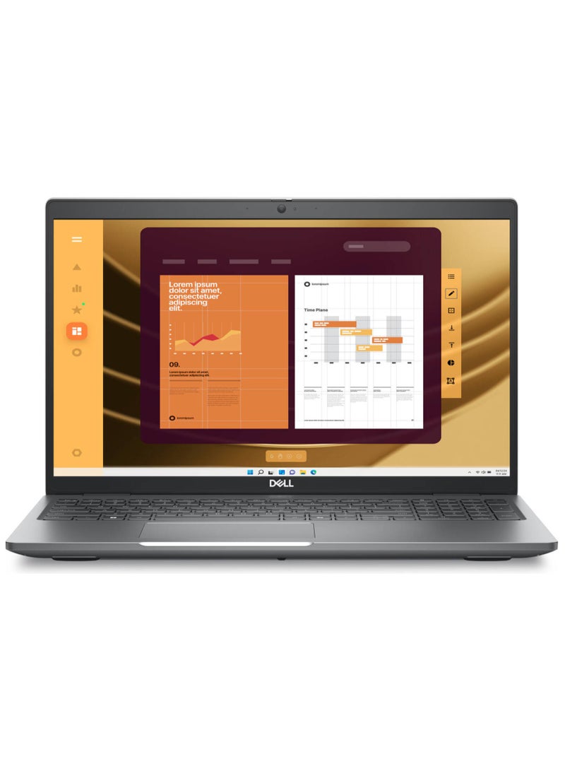 DELL Latitude 5550 Laptop With 15.6-Inch FHD Display, Intel Core Ultra 7 155U Processor/16GB RAM/512GB SSD/Integrated Graphics/Windows 11 Pro English Grey - Image 1