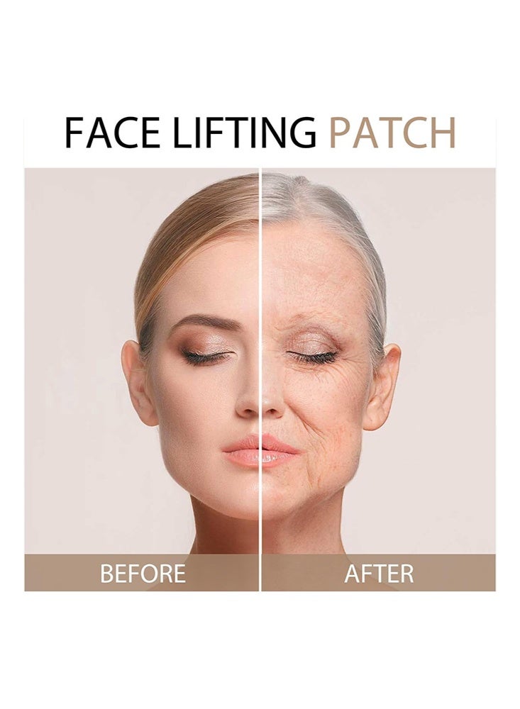 جايسوينغ لاصق شد الوجه، شفاف فائق النحافة مقاوم للماء، شريط وجهي قابل للتمدد، لتجاعيد الوجه والذقن المزدوج والعينين، 120 قطعة - Image 5