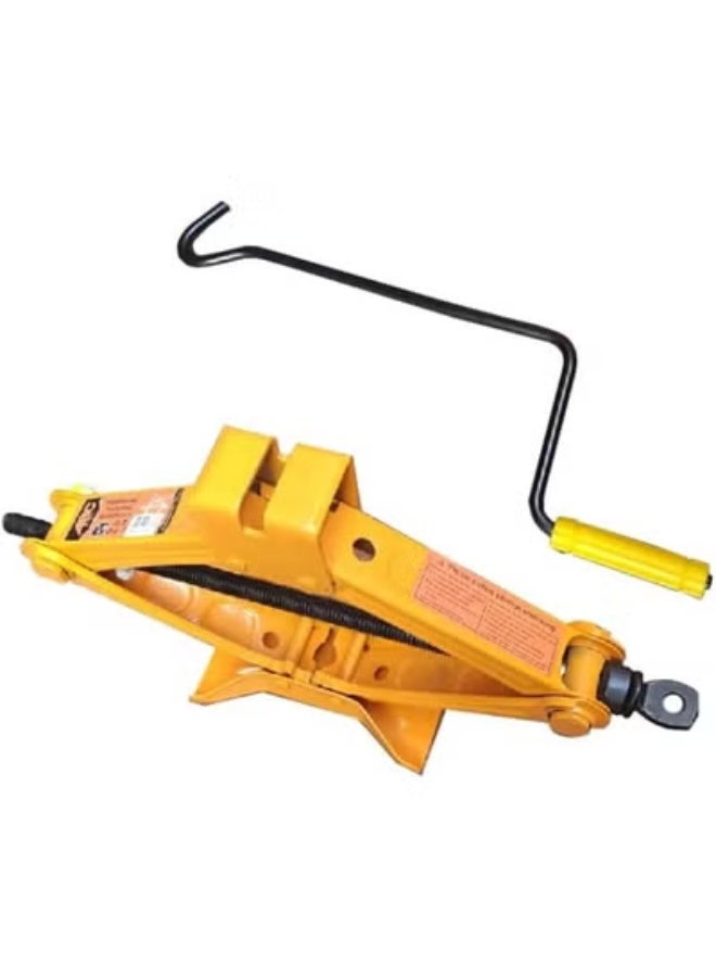 Professional Foldable Car Tire Change Tool – Manual Scissor Jack, 1.5 Ton Capacity, Compact & Portable - Image 1