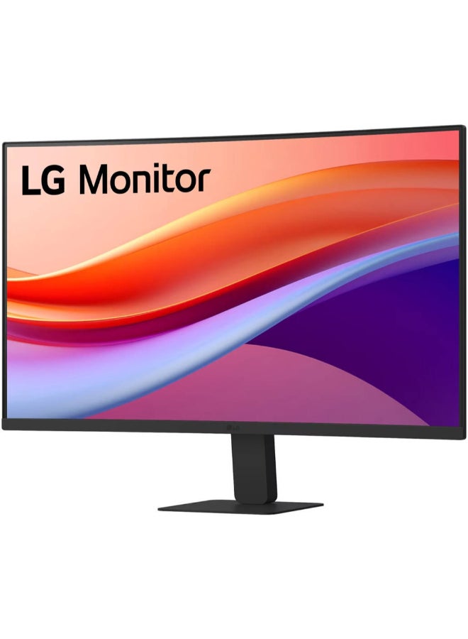 LG 27 inch Curved FHD Monitor, 1920x1080 VA Panel, 100Hz Refresh Rate, 5ms Response, HDR10, sRGB 99%, USB-C 15W PD, HDMI, 3-Side Borderless, Tilt Adjustable, Eye-Care Technology| 27U421A‑B Black - Image 2