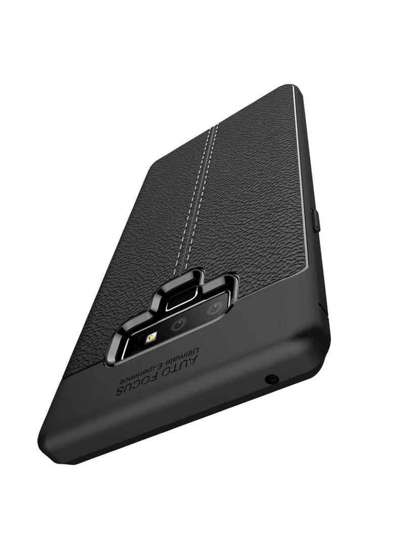 أوتو فوكس جراب حمايه سيليكون  تصميم2 مقاوم للصدمات حمايه للكاميرا متوافق مع  Samsung Galaxy Note 9 (اسود) - Image 3