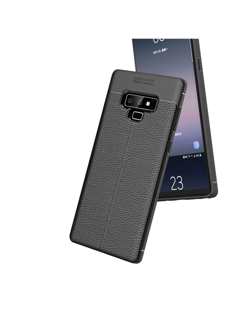 أوتو فوكس جراب حمايه سيليكون  تصميم2 مقاوم للصدمات حمايه للكاميرا متوافق مع  Samsung Galaxy Note 9 (اسود) - Image 2