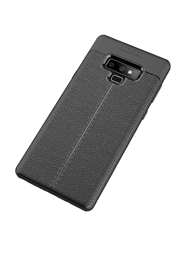 أوتو فوكس جراب حمايه سيليكون  تصميم2 مقاوم للصدمات حمايه للكاميرا متوافق مع  Samsung Galaxy Note 9 (اسود) - Image 4
