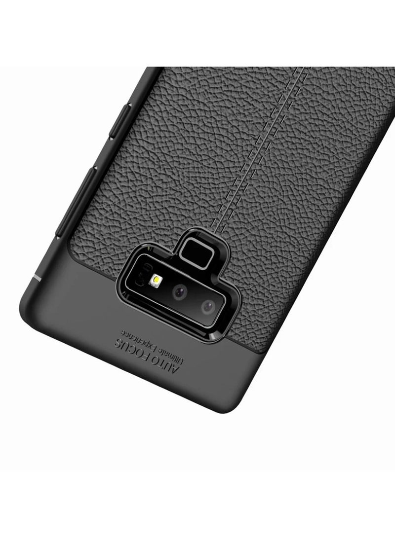 أوتو فوكس جراب حمايه سيليكون  تصميم2 مقاوم للصدمات حمايه للكاميرا متوافق مع  Samsung Galaxy Note 9 (اسود) - Image 5