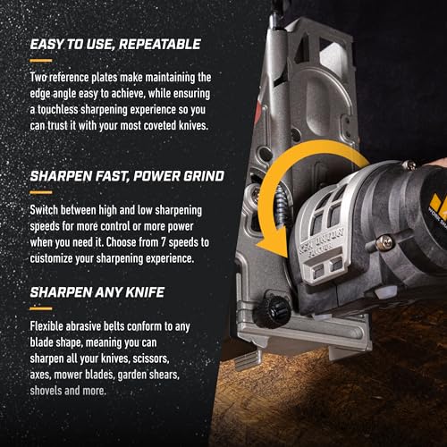 Work Sharp Ken Onion Edition Knife & Tool Sharpener Elite Mk2 - Adjustable Knife Sharpening System with Blade Grinding Attachment - Image 4