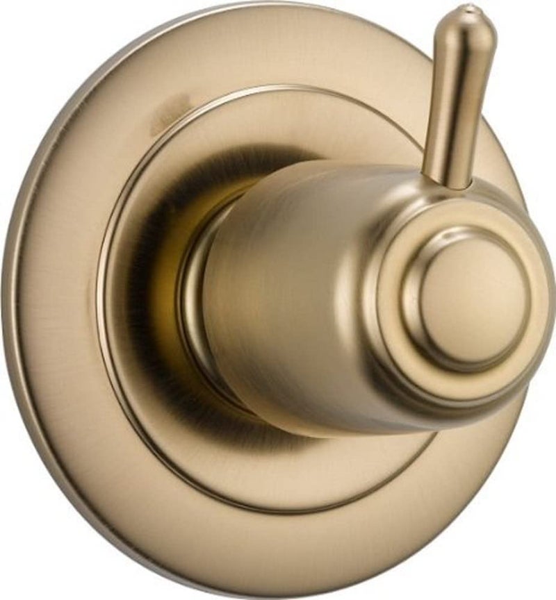 Delta Faucet 3-Setting Shower Handle Diverter Trim Kit, Champagne Bronze T11800-CZ (Valve Not Included) - Image 1