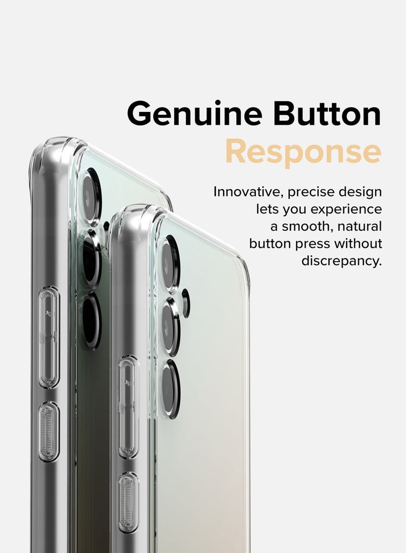 Techie Samsung Galaxy A34 TPU Soft Corner Ultra Slim Clear Case Shockproof Anti Fingerprint Transparent Protective Back Cover  - Image 4