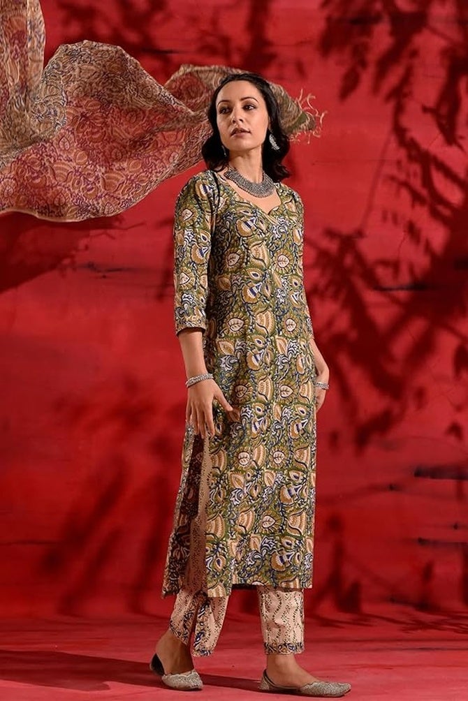 Kalaanj Kurta Set For Women || 3pic Kurta For Women - Image 4