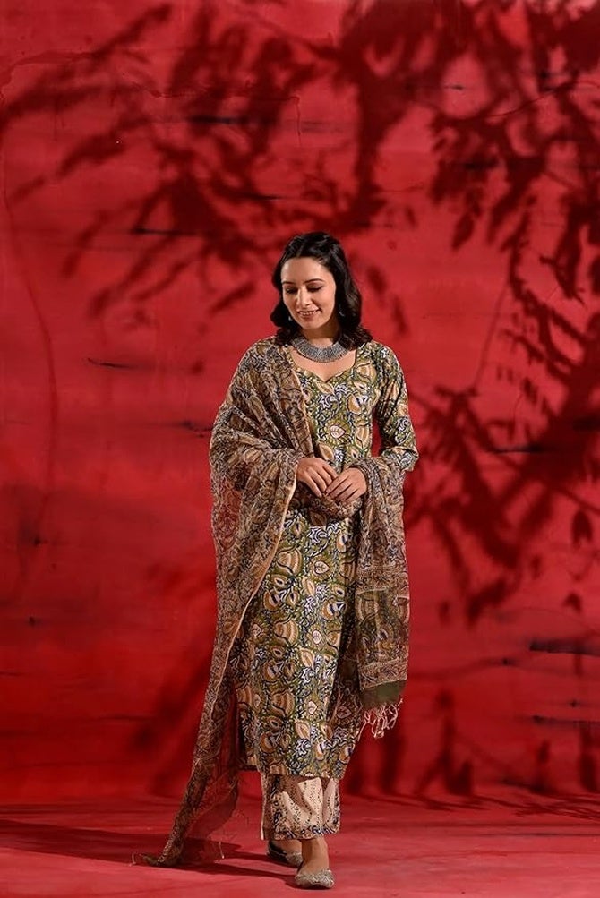 Kalaanj Kurta Set For Women || 3pic Kurta For Women - Image 2