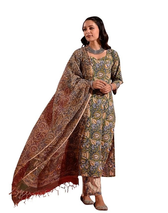 Kalaanj Kurta Set For Women || 3pic Kurta For Women - Image 1