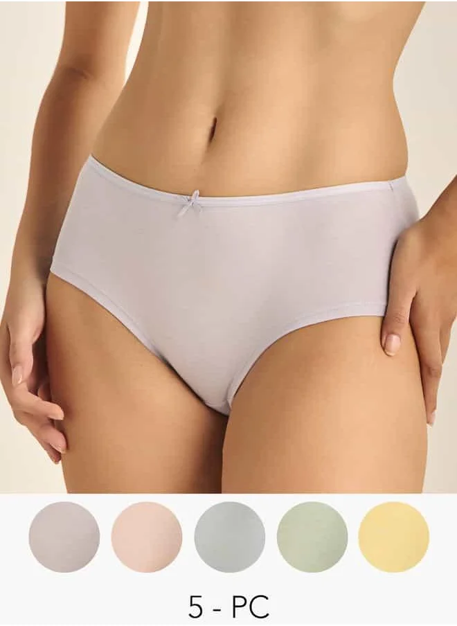 FAV Set of 5 - Bow Applique Briefs