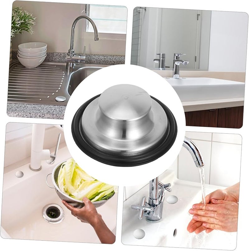 سدادة حوض المطبخ من الفولاذ المقاوم للصدأ ومصفاة التصريف للتخلص من النفايات - Image 5
