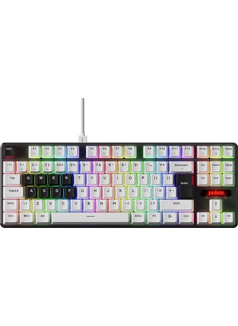 Pcmk2 He 80% Tkl Iso Hall Effect Magnetic Switch RGB Hotswap White Mechanical Gaming Keyboard (PCMK2HE821W)