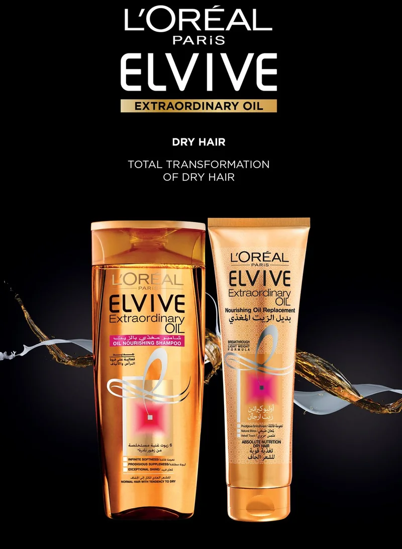 L'OREAL PARIS Elvive Extraordinary Oil Shampoo Dry Hair 400ml