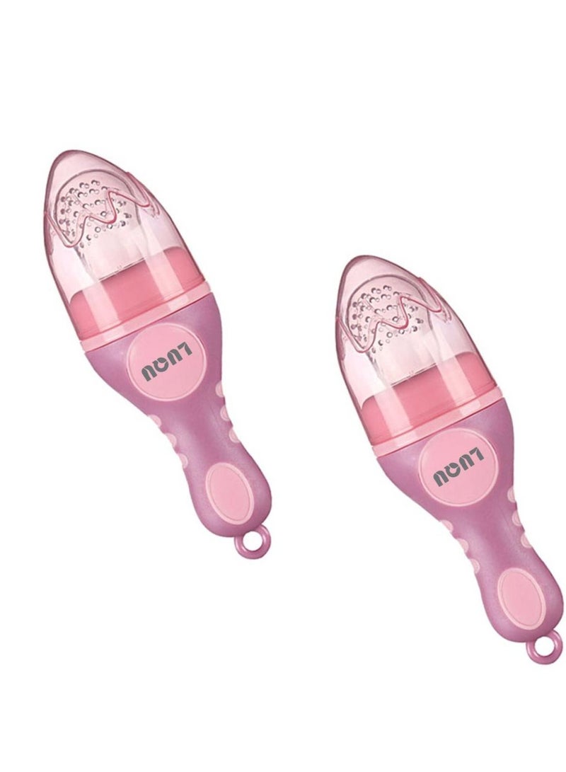 لوكو أداة للتغذية الفاكهة من السيليكون - 2 قطعه - Image 1