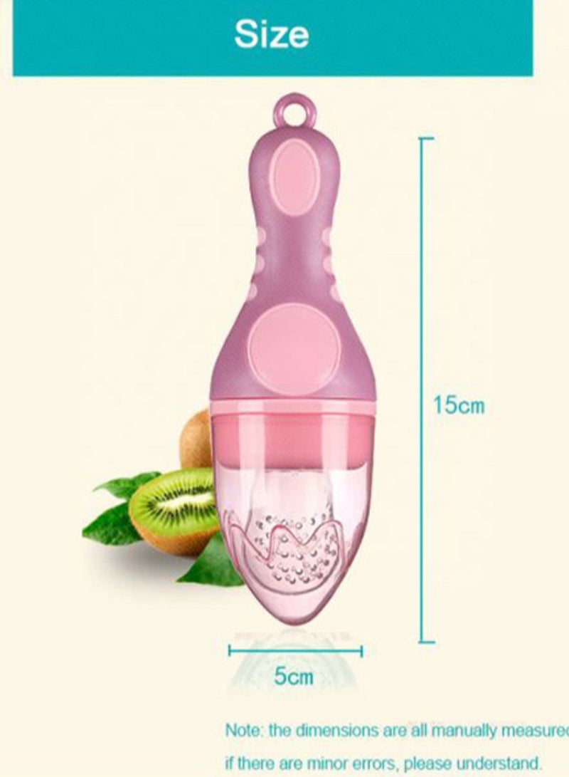 لوكو أداة للتغذية الفاكهة من السيليكون - 2 قطعه - Image 5